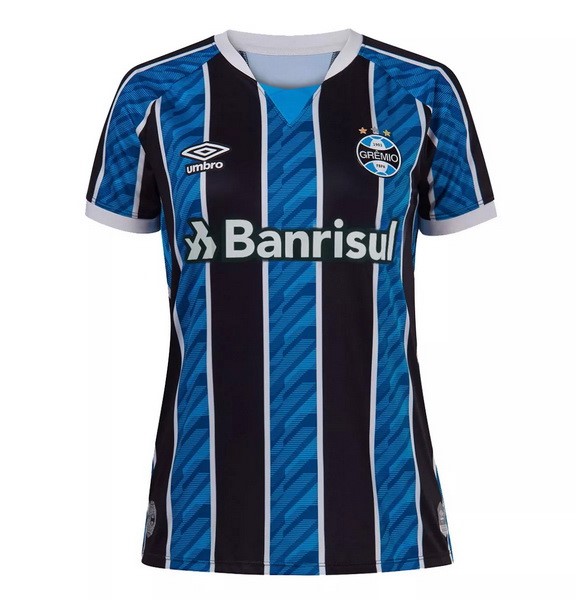 Camiseta Grêmio FBPA 1ª Mujer 2020/21 Azul